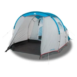 Quechua 4-Person Camping Tent - Arpenaz 4.1 Grey