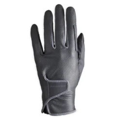 FOUGANZA 500 Women's Horseback Riding Gloves - Black