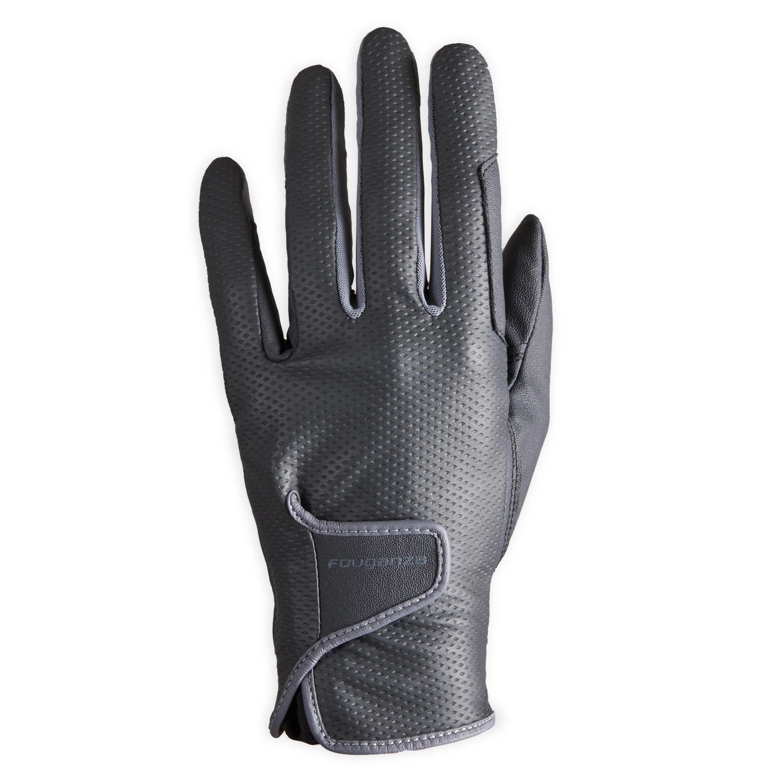 FOUGANZA 500 Women's Horseback Riding Gloves - Black