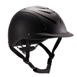 FOUGANZA Ajustable Horse Riding Helmet - 500 Black