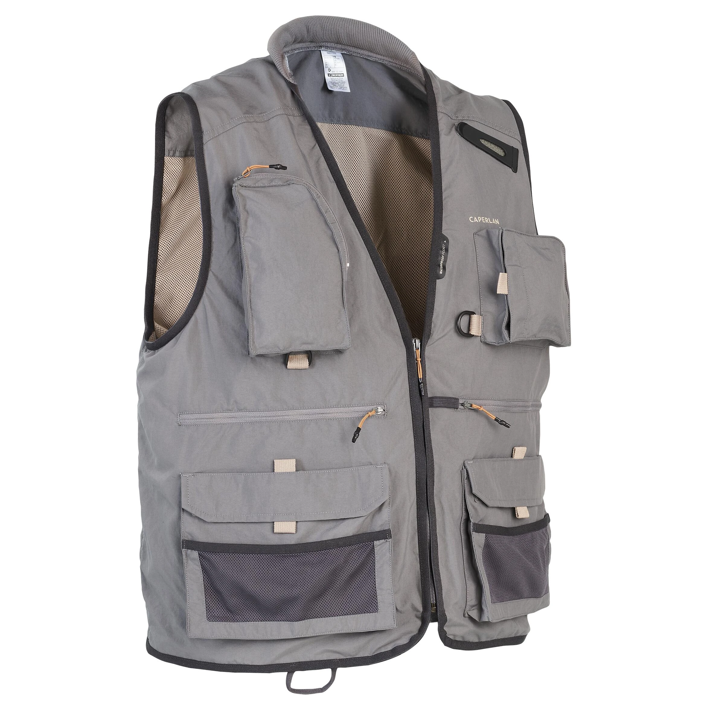 CAPERLAN Fishing Vest - 500 Grey