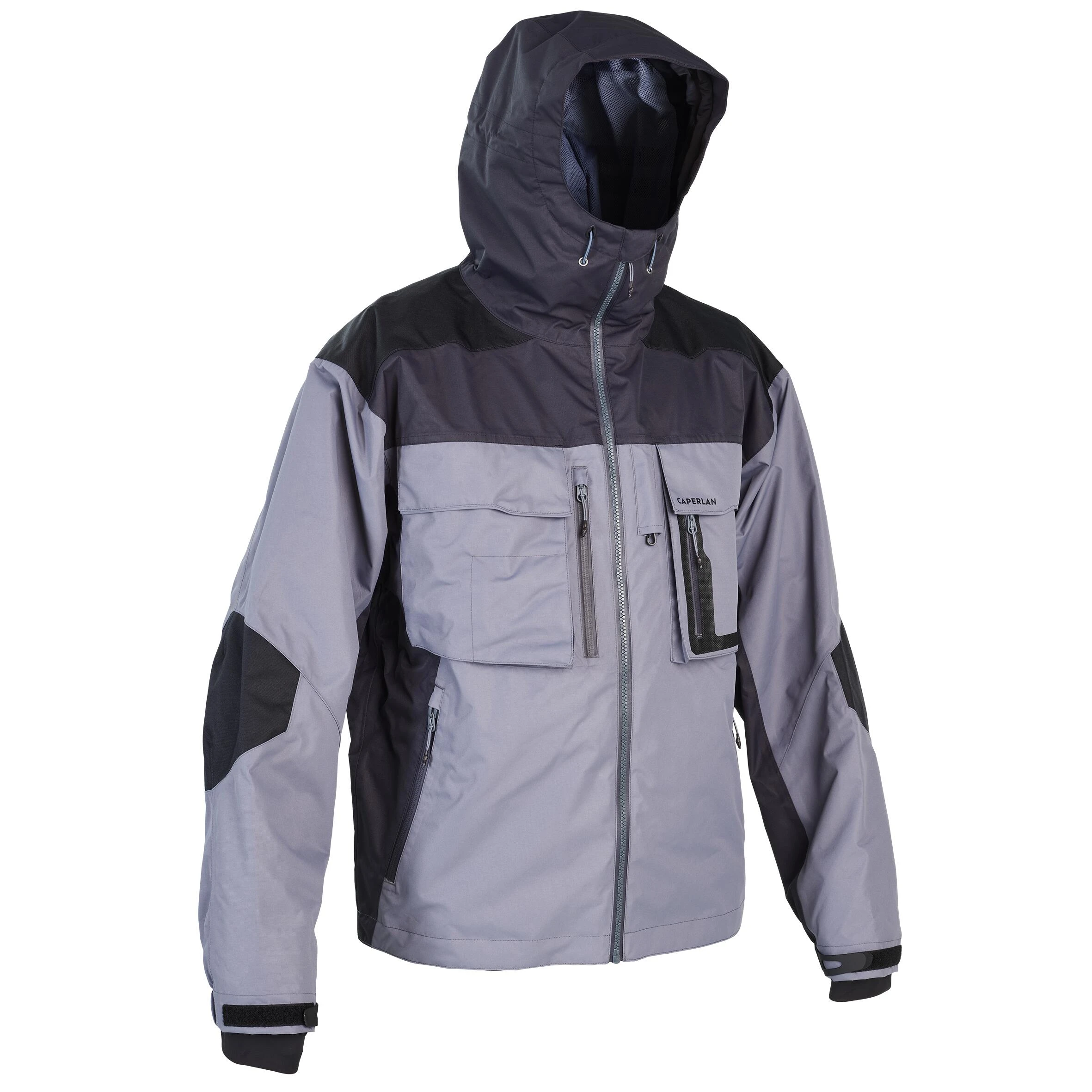 CAPERLAN Fishing Waterproof Jacket - 500 Grey