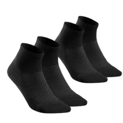 Quechua Hiking Mid Socks – Hike 100 Black
