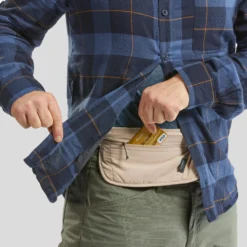 Forclaz Hiking Travel Waist Pouch - Beige