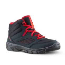 Quechua Kids' Hiking Boots - MH 100 Grey