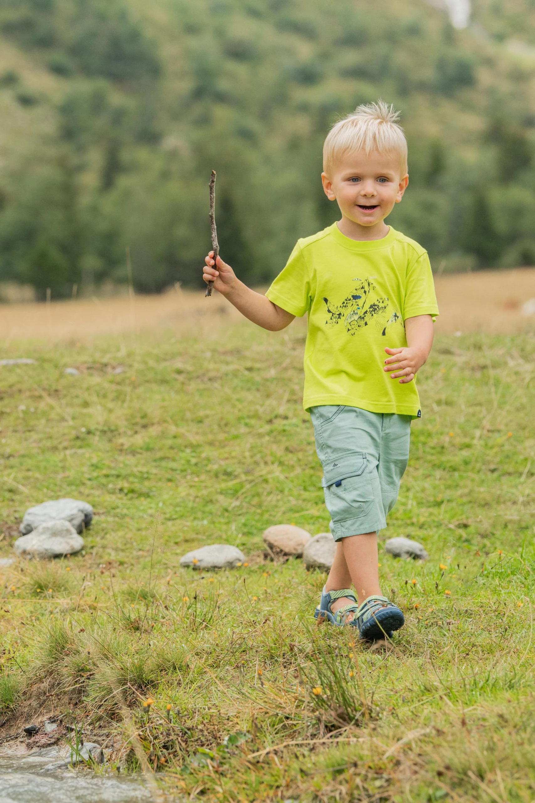 Quechua Kids' Hiking Sandals - MH 100 Yellow - Image 8