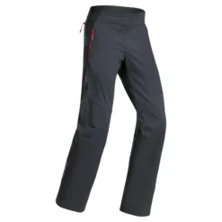 Quechua Kids’ Hiking Softshell Pants - MH 550 Dark Grey