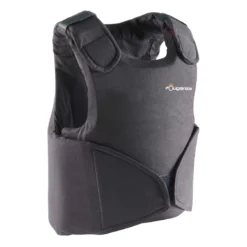 FOUGANZA Kids' Horse Riding Body Protector - Safety 100 Black