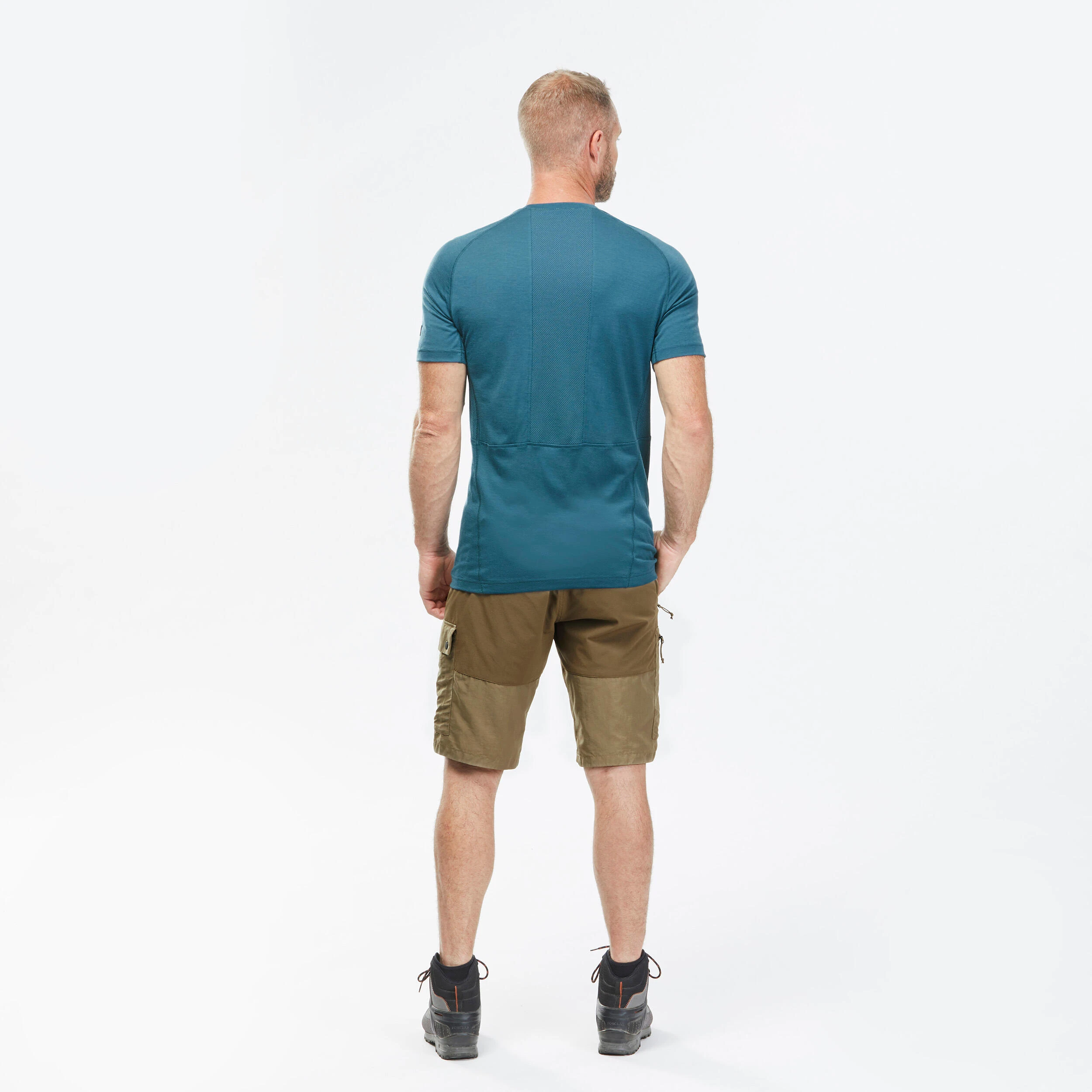 Forclaz Men’s Hiking Shorts - MT 500 Brown - Image 6