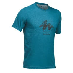 Quechua Men’s Hiking T-Shirt - NH 100 Blue