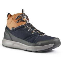 Quechua Men’s Waterproof Hiking Boots - NH150 Mid Blue
