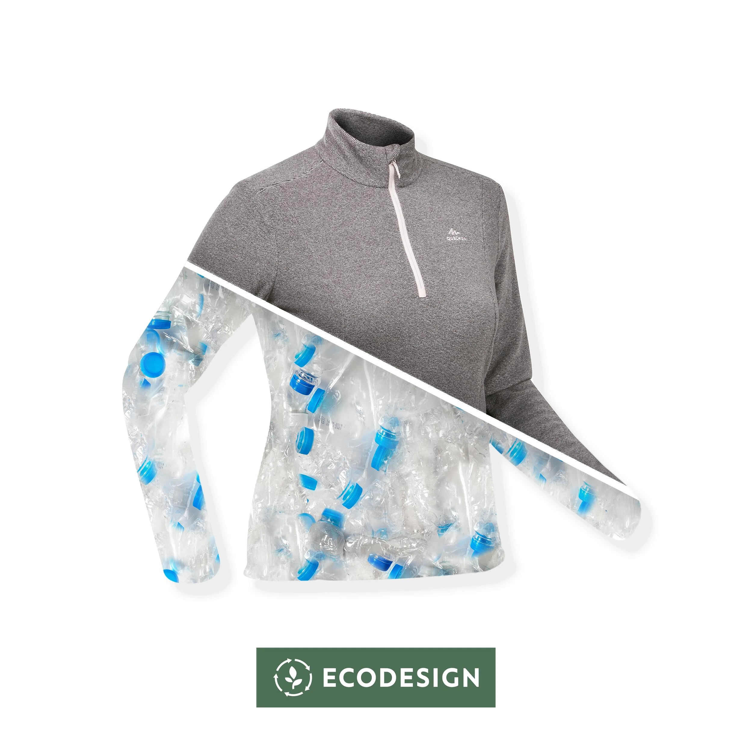 Quechua MH 100 Hiking Fleece Jacket - Women - Image 4