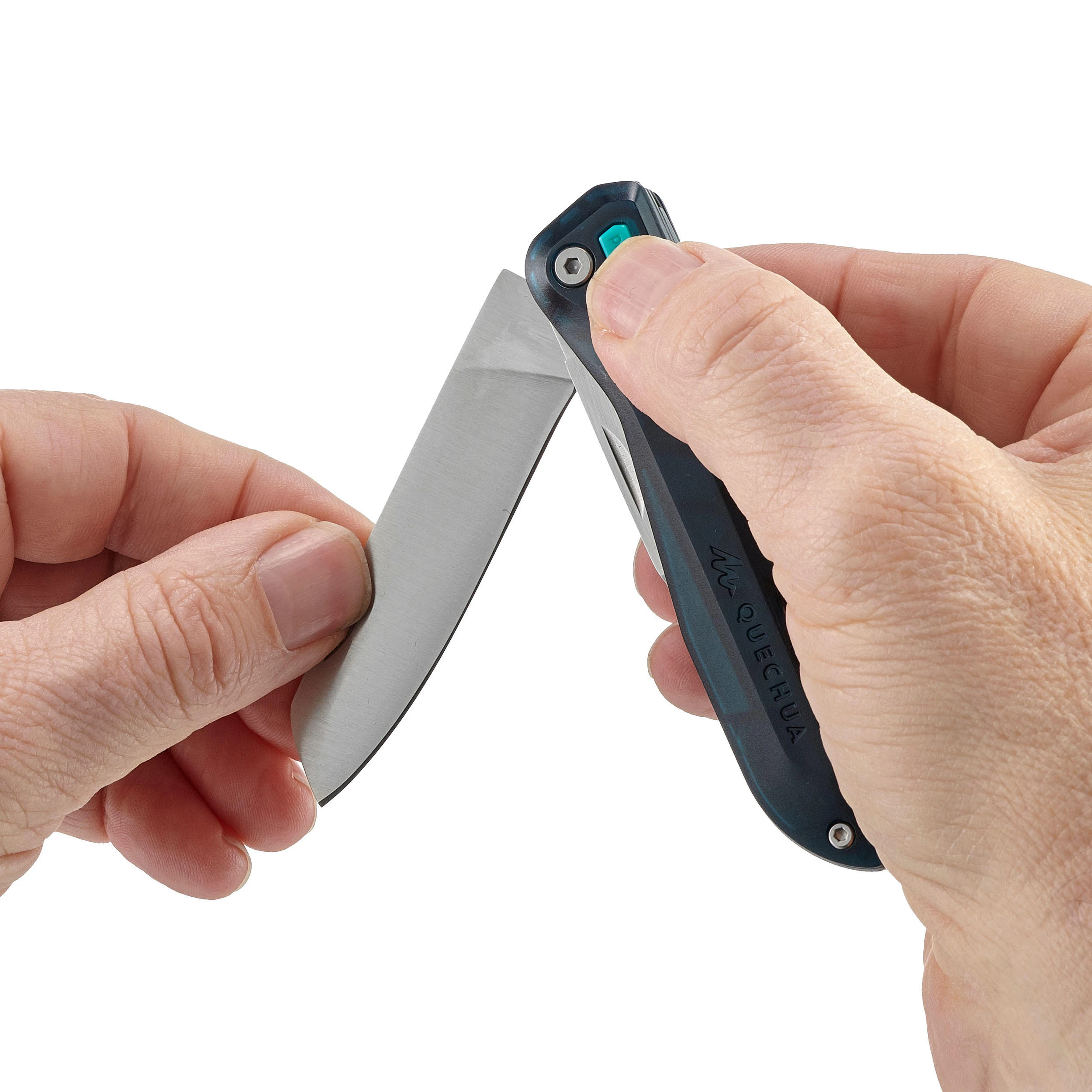 Quechua MH500 Multi-tool Hiking Knife With Locking Blade - Image 4