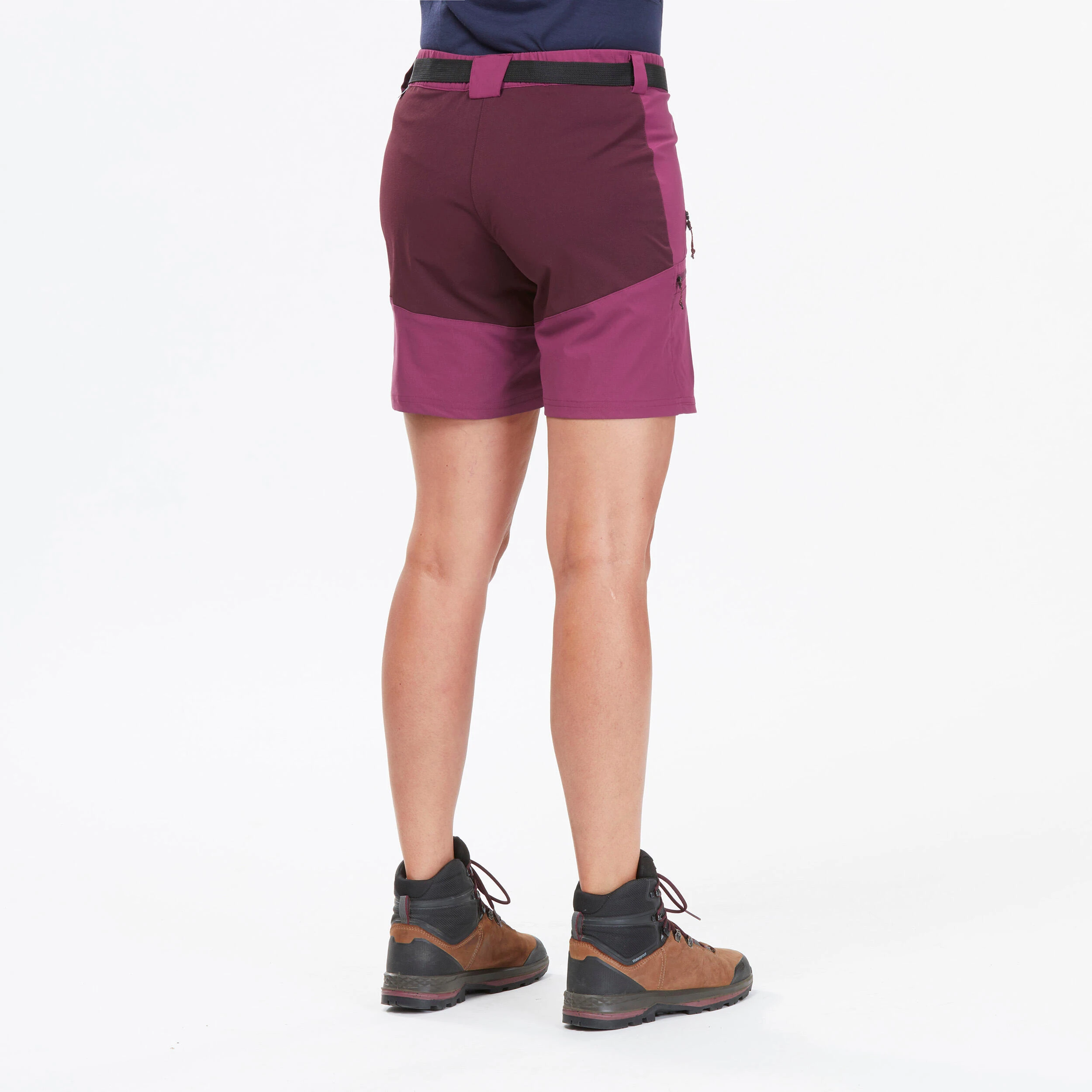 Forclaz Women's Hiking Shorts - MT 500 Purple - Image 3