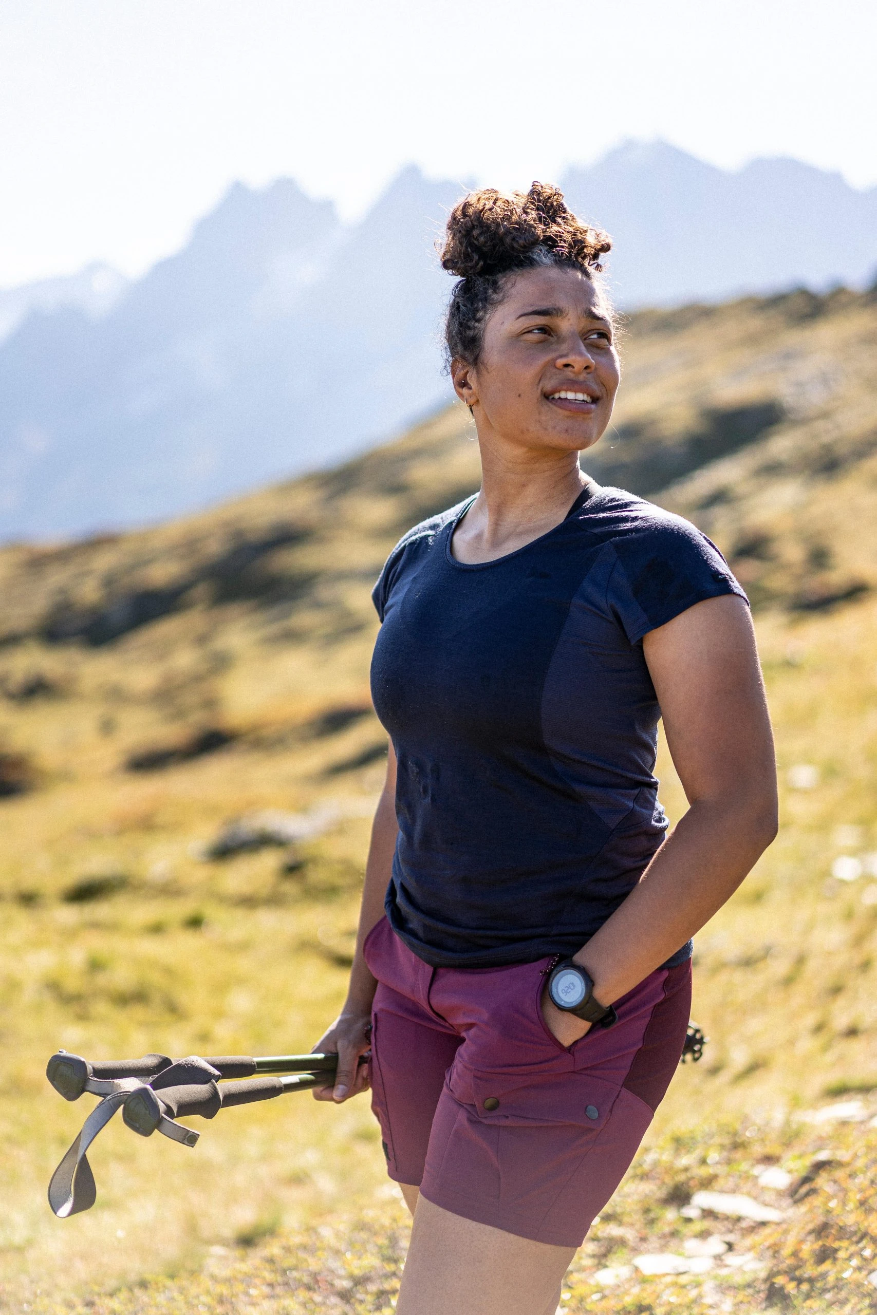 Forclaz Women's Hiking Shorts - MT 500 Purple - Image 8