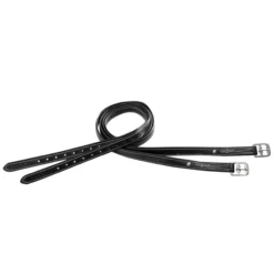 FOUGANZA Horse Riding Stirrup Leathers - Romeo Black
