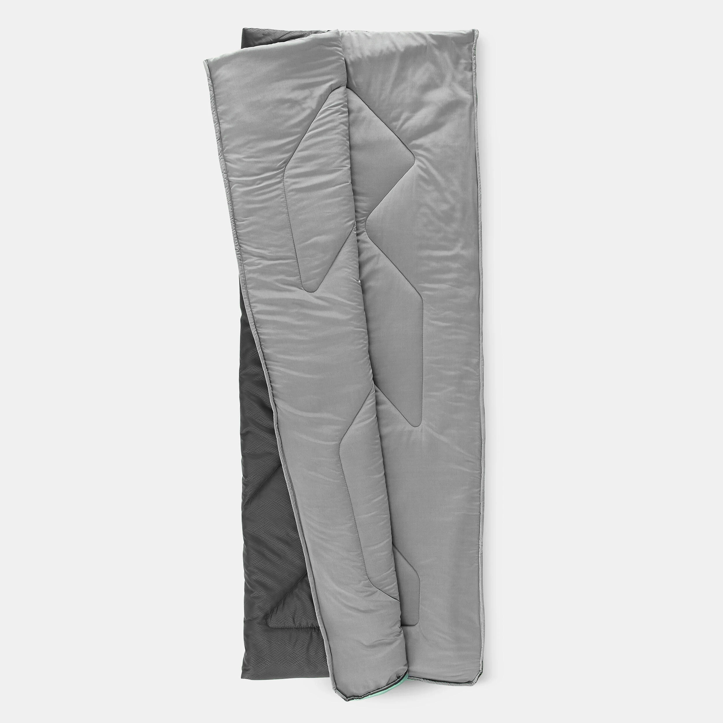 Quechua Sleeping Bag 8ºC To 15°C - Arpenaz 15° New Zip Grey - Image 5
