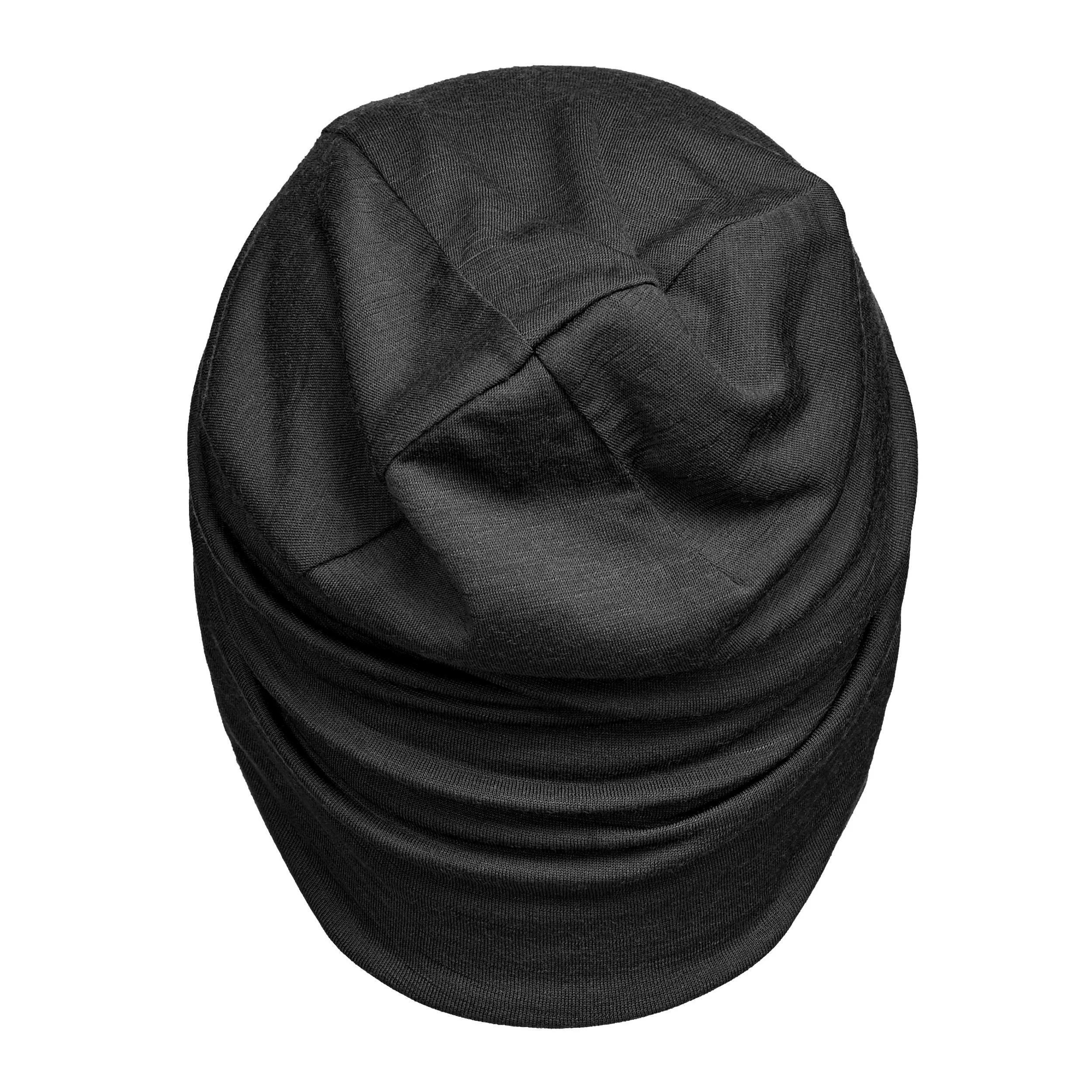 Forclaz Merino Wool Hat - Trek 500 Black - Image 3
