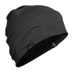 Forclaz Merino Wool Hat - Trek 500 Black