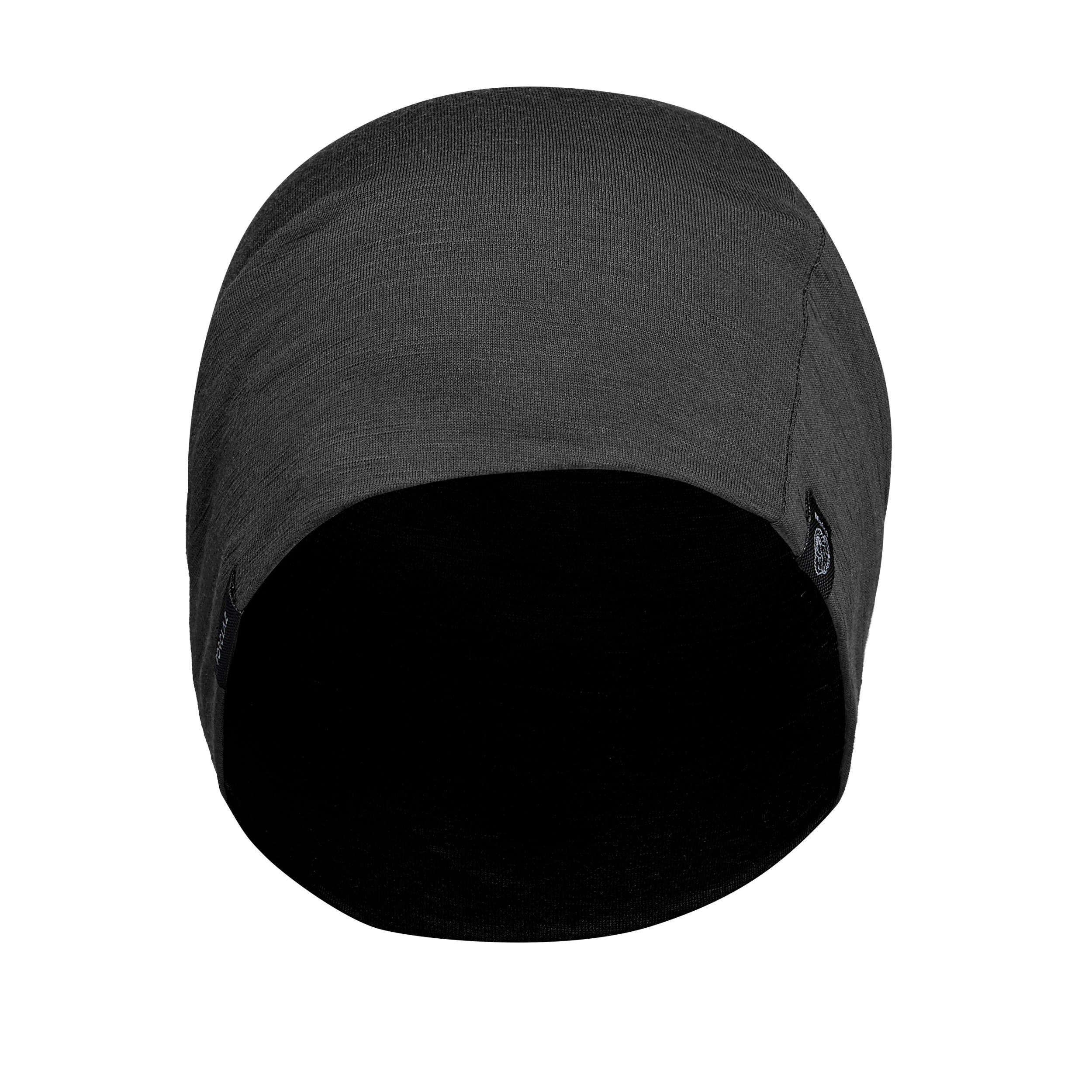 Forclaz Merino Wool Hat - Trek 500 Black - Image 4