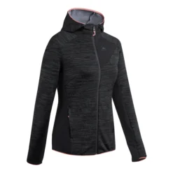 Quechua Women's Hiking Fleece Jacket - MH 900 Grey