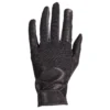 FOUGANZA Women's Horse Riding Leather Gloves 960 - Black