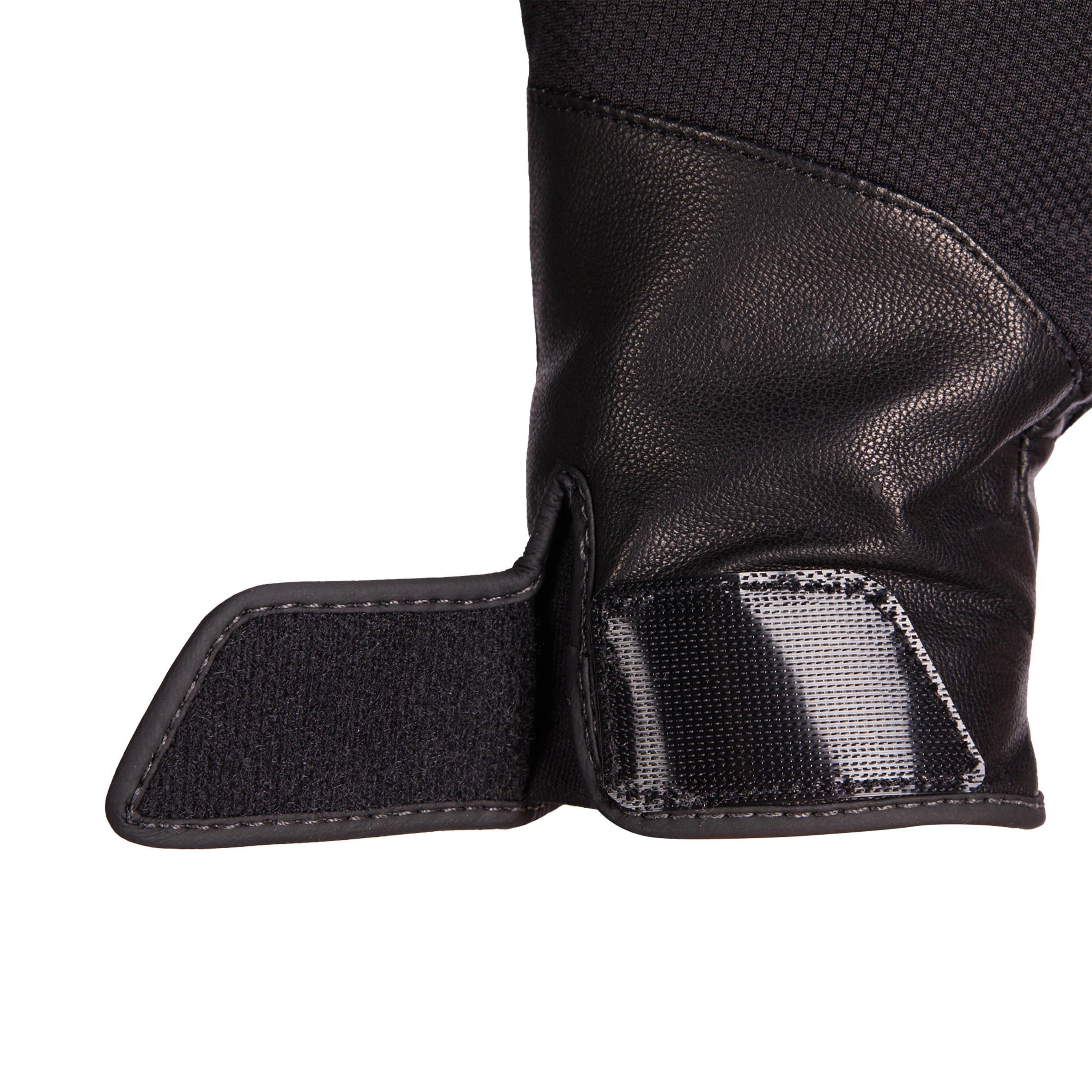 FOUGANZA Women's Horse Riding Leather Gloves 960 - Black - Image 4