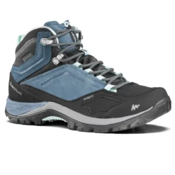 Quechua Women's Waterproof Hiking Boots - MH 500 Blue